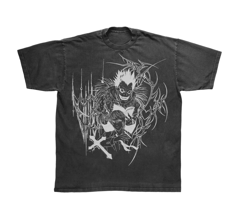 LIGHT & RYUK BLACK TEE